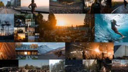 Illustration de différents types de sponsoring sportifs, culturel et divertissement